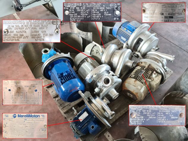 POMPE CENTRIFUGHE INOX X ALIMENTI USATE - Foto 5