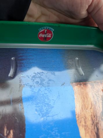 Vassoio coca cola latta vintage - Foto 4