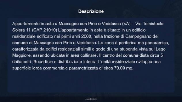 Immobile in asta di 79 m², box auto in vendita a Maccagno con Pino e Veddasca - Foto 7