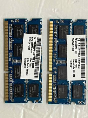 2GB 2Rx8 PC3-10600S-9-10-F1 ELPIDA - Foto 4