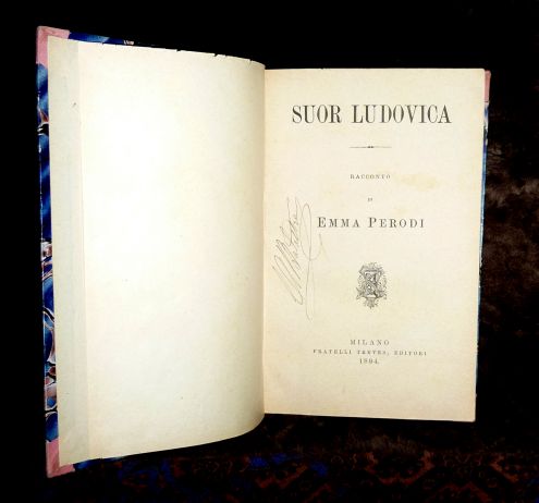 RARITA ' DELL '800: Emma Perodi. SUOR LUDOVICA, Treves 1894