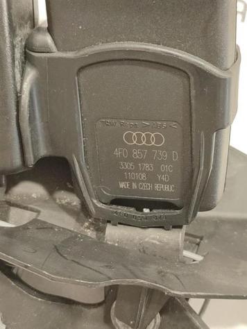 AGGANCIO CINTURA DI SICUREZZA POSTERIORE AUDI A6 RS6 Avant Serie C6 (4F5) 4F0857739D BUH (0411) - Foto 2