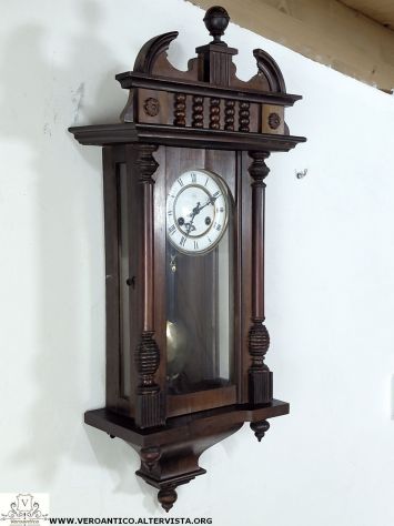 176441 Antico orologio a pendolo Junghans funzionante - Foto 5