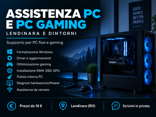 Assistenza PC e PC Gaming – Lendinara e dintorni