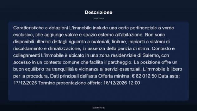Immobile in asta di 90 m² in vendita a Salerno - Foto 4