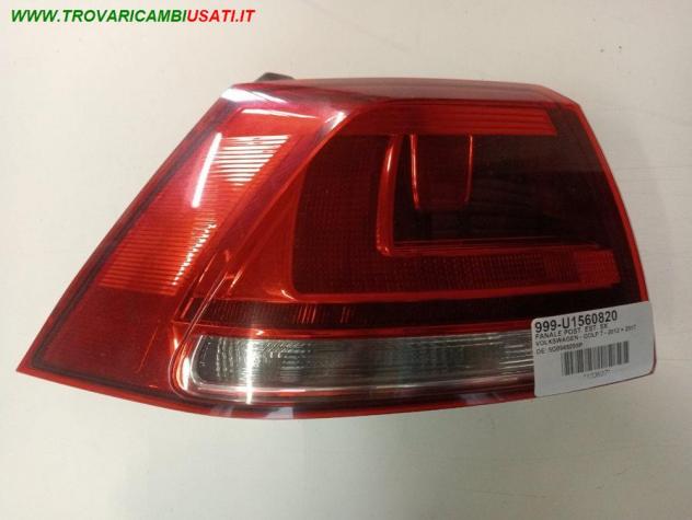 FANALE POST. EST. SX 999-U1560820 Parti elettriche  Fanaleria  Fanali  Fanale post. sx. VOLKSWAGEN - GOLF 7 - 2012  2017