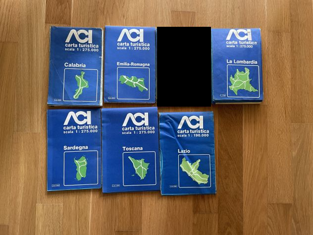 Lotto 6 cartine stradali regioni ACI