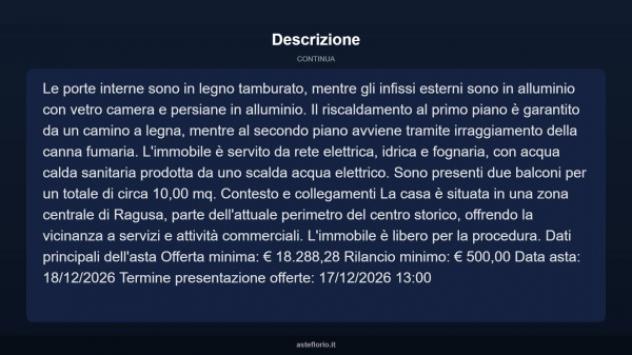 Immobile in asta di 111 m² con più di 5 locali in vendita a Ragusa - Foto 12