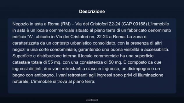 Immobile in asta di 55 m² in vendita a Roma - Foto 3