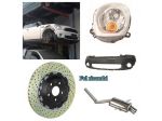 Mini R56 frontale kit airbag paraurti cofano parafango  freni frizione kit