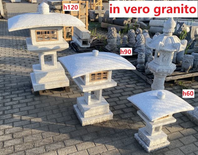 Lanterna Giapponese Rankei in vera pietra - Foto 9
