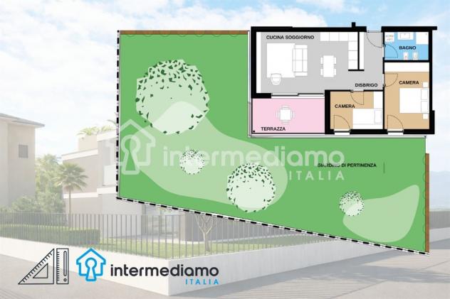 TRILOCALE NUOVO CON GIARDINO PRIVATO - Foto 6