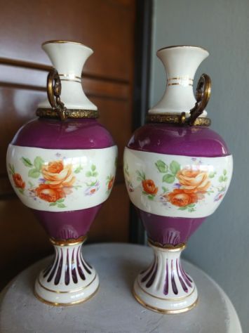 Coppia vasi porcellana canova