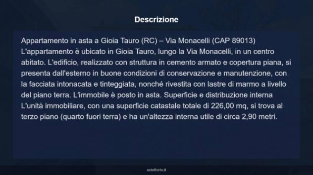 Immobile in asta di 226 m² in vendita a Gioia Tauro - Foto 13