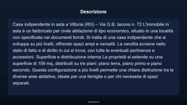 Immobile in asta di 159 m² in vendita a Vittoria - Foto 3