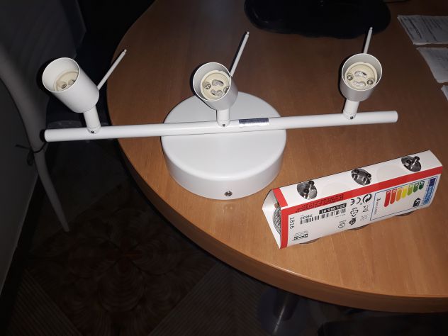 Luce Moderno Faretto Parete con 3 LED bianco finitura faretti - Foto 2