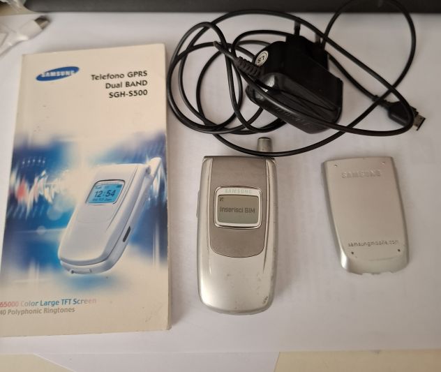 Samsung SGH 5500 funzionante con caricabatterie batteria supplementare e manuale - Foto 3