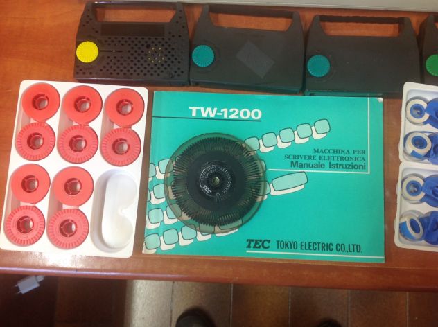 MACCHINA DA SCRIVERE ELETTRONICA TEC TW-1200 ANNO 1987 - Foto 4