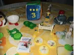 giochi assortiti per bambina 6 anni. Tra cui un mini servizio in porcellana da t