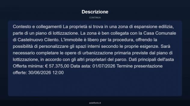 Immobile in asta di 380 m² in vendita a Castelnuovo Cilento - Foto 16
