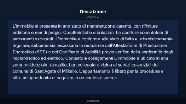 Immobile in asta di 106 m² con più di 5 locali in vendita a Sant'Agata di Militello - Foto 14