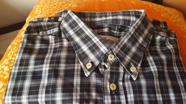 CAMICIA IN COTONE MANICA LUNGA A QUADRI - Foto 2