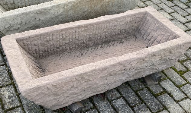 Antica vasca lavello fontana fioriera in pietra - Foto 2