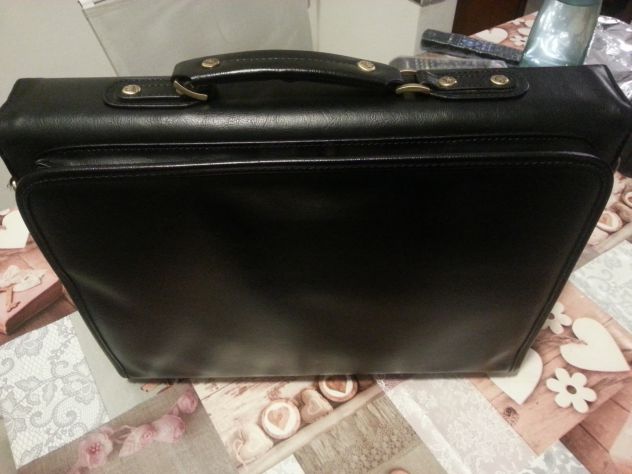 Cartella in Pelle nera NUVOLA PELLE - Foto 2