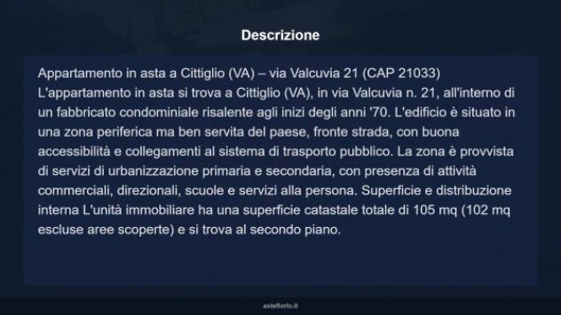 Immobile in asta di 105 m², box auto in vendita a Cittiglio - Foto 9
