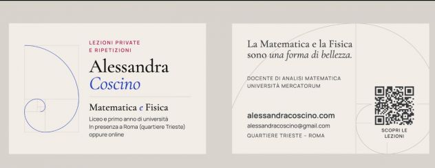 Matematica e Fisica Lezioni private