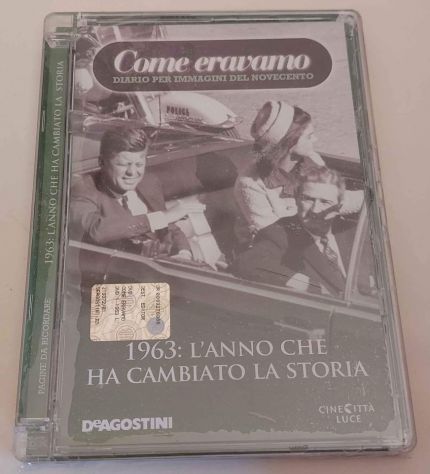 DVD COME ERAVAMO.1963: L'ANNO CHE HA CAMBIATO LA STORIA ED.DA AGOSTINI NUOVO