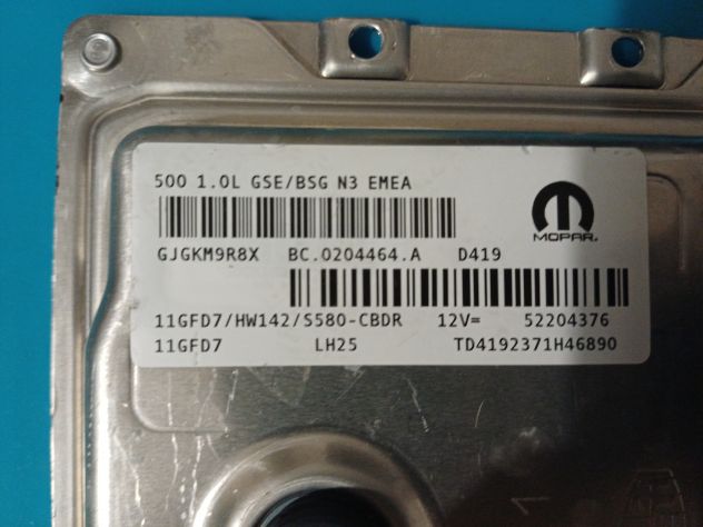 500 1.0L GSE/ BSG N3 EMEA MOPAR BC0204464.A 11GFD7/ HW142 / 5580 CBDR 5520437 - Foto 6