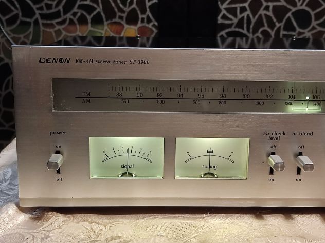 Denon ST-3900 Sintonizzatore Tuner Radio Analogico FM - Foto 4