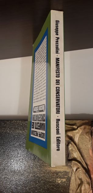 Manifesto dei conservatori, Giuseppe Prezzolini, Rusconi Editore 1^ Ediz. 1971. - Foto 4