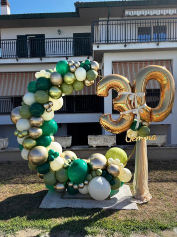 Allestimenti con palloncini e candele