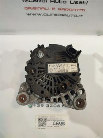 ALTERNATORE VOLKSWAGEN Polo 5° Serie 036903024H benzina 1390 (0917) - Foto 2