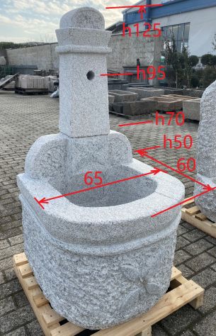 Grande fontana in pietra granito - Foto 7