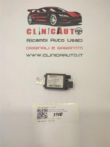 AMPLIFICATORE ANTENNA CITROEN C5 Berlina 3° Serie 9662924880 (08)
