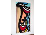 Quadro Pop Art moderno dipinto a mano