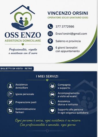 Operatore socio sanitario assistenza domiciliare