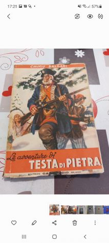 Le avventure di Testa di Pietra.COLLANA POPOLARE SALGARI N° 23, 1947