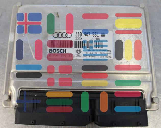 0261206391 3B0907551A Audi A6 centralina motore Bosch