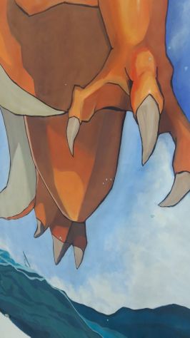 Charizard DIPINTO XXXL - Foto 3
