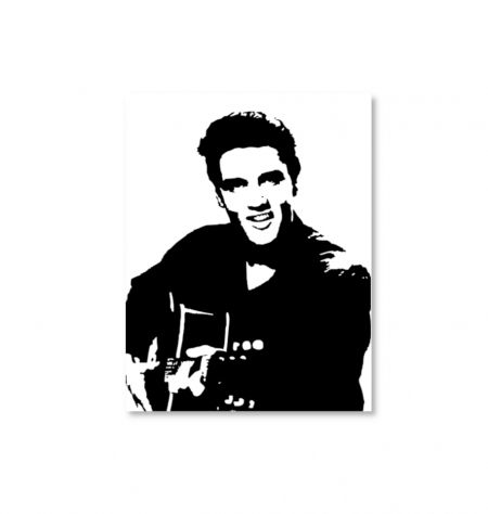 Quadro Pop Art dipinto a mano di Elvis Presley - Foto 2