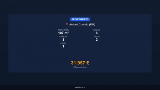 Immobile in asta di 107 m² con più di 5 locali in vendita a Anticoli Corrado - Foto 16