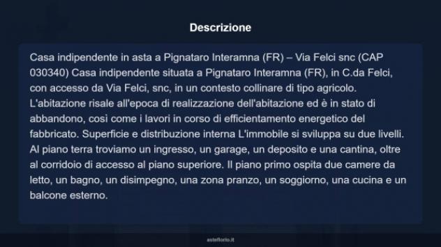 Immobile in asta di 494 m² con più di 5 locali in vendita a Pignataro Interamna - Foto 18