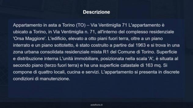 Immobile in asta di 163 m² in vendita a Torino - Foto 4