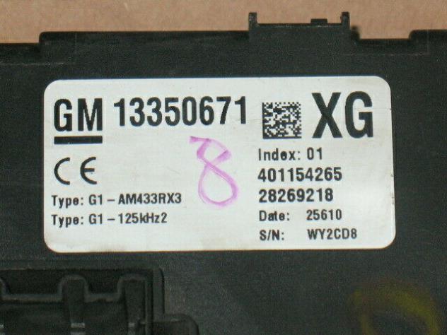 13350671 Ecu body computer opel corsa d 13350671 13350671xg - Foto 2