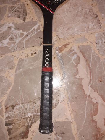 Racchetta Tennis Nava Vintage legno con Custodia e 3 palline vintage mai usate - Foto 5