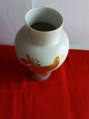 Vaso porcellana ( l'uccello del paradiso ) - Foto 7